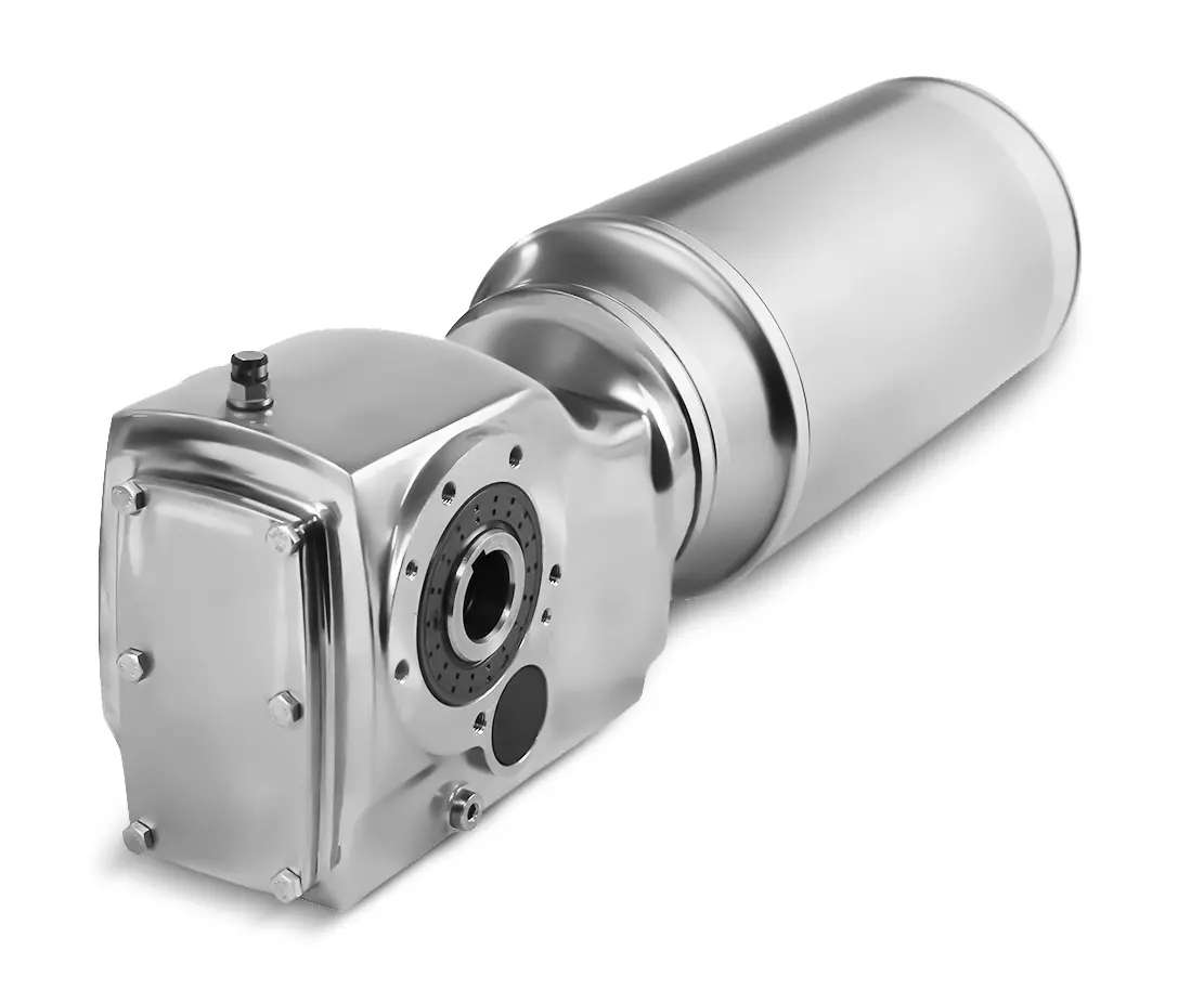 ESK67-90S-4-1,1 kW-29 obr./min motoreduktor stożkowy ze stali nierdzewnej