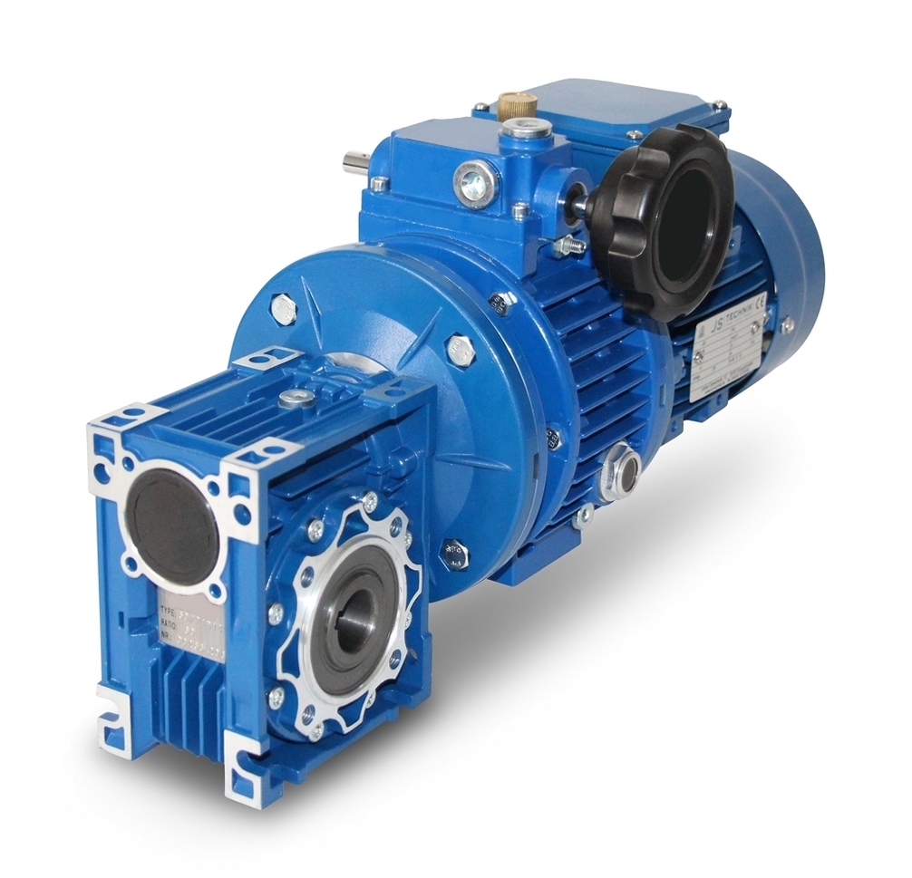CMRV040+V02-632- 4- 0,18 kW | 17-88 obr/min motoreduktor ślimakowy o zmiennej prędkości obrotowej
