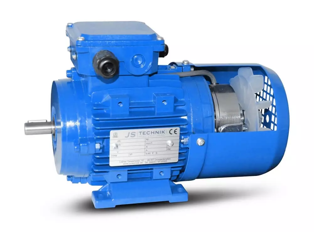 Silnik z hamulcem - silnik elektryczny z hamulcem