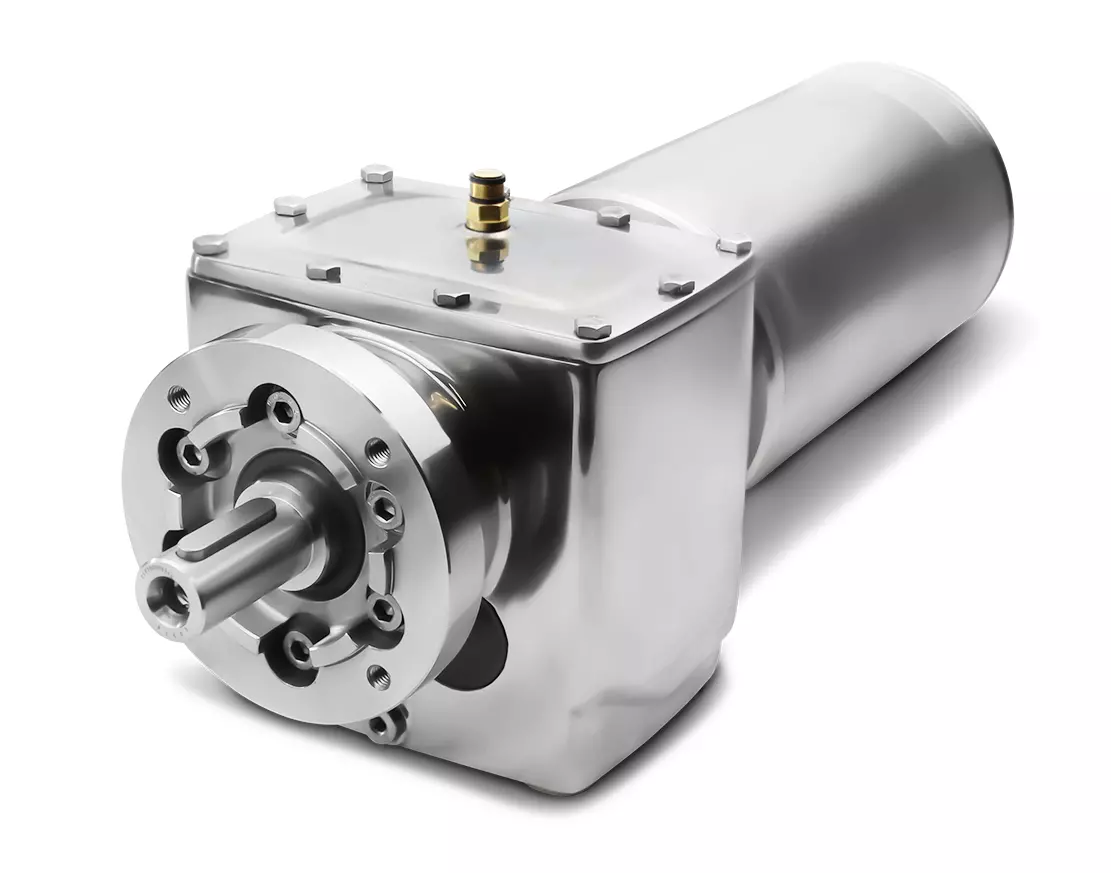 ESRF67-90S-4-1,1 kW-60 obr/min motoreduktor walcowy ze stali nierdzewnej